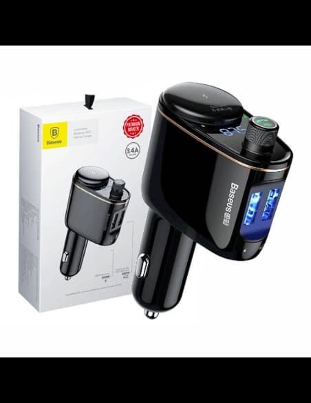 Autós transzmitter Baseus Bluetooth MP3 S-06 (fekete)