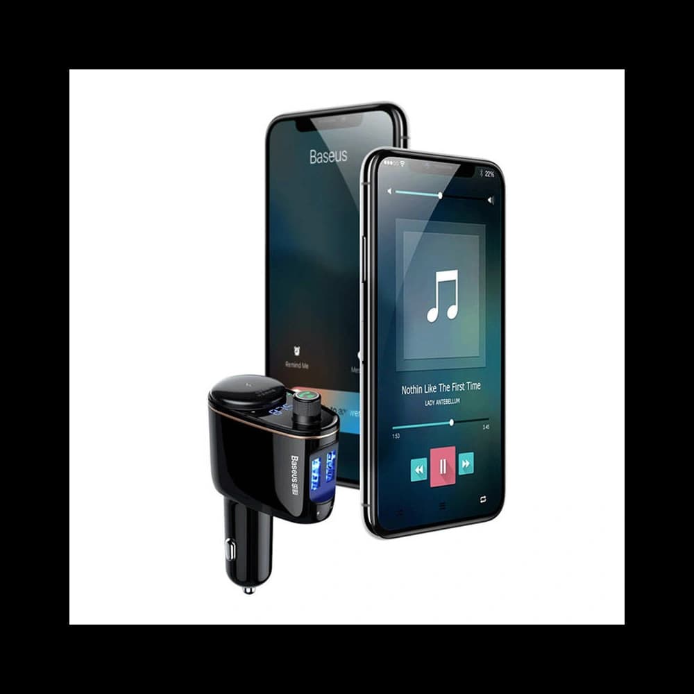 Transmițător auto Baseus Bluetooth MP3 S-06 (negru) - 6