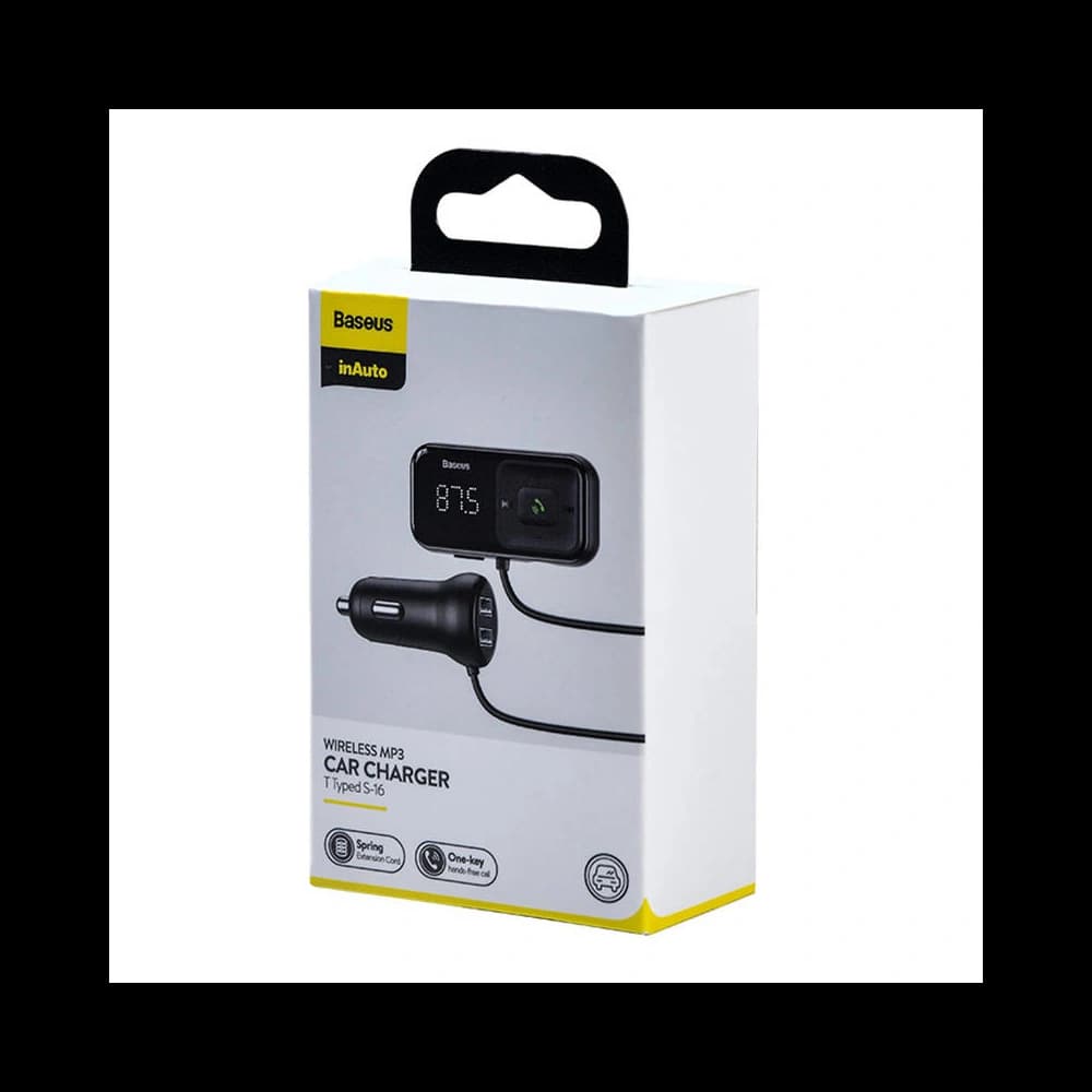Transmitter do auta Baseus Bluetooth MP3 S-16 (černý) - 7