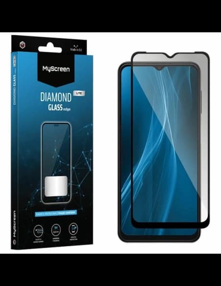 MyScreen Diamond Glass Edge Lite FG Honor 70 Lite edzett üveg fekete/black Full Glue