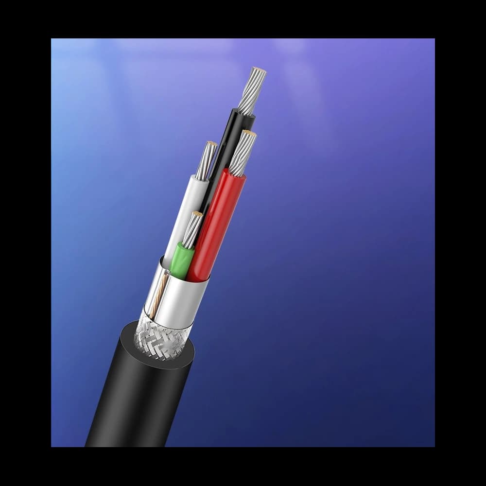 Cablu UGREEN US135 USB-B/USB-C pentru imprimantă 480 Mbps 1,5 m negru - 4