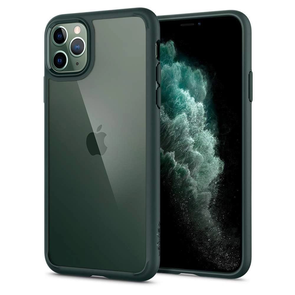 Spigen Apple Husă Ultra Hybrid iPhone 11 Pro Midnight Green - 1