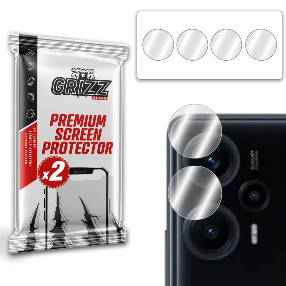 Sklo na aparát GrizzGlass HybridGlass Camera pro Xiaomi Poco F5 - 1