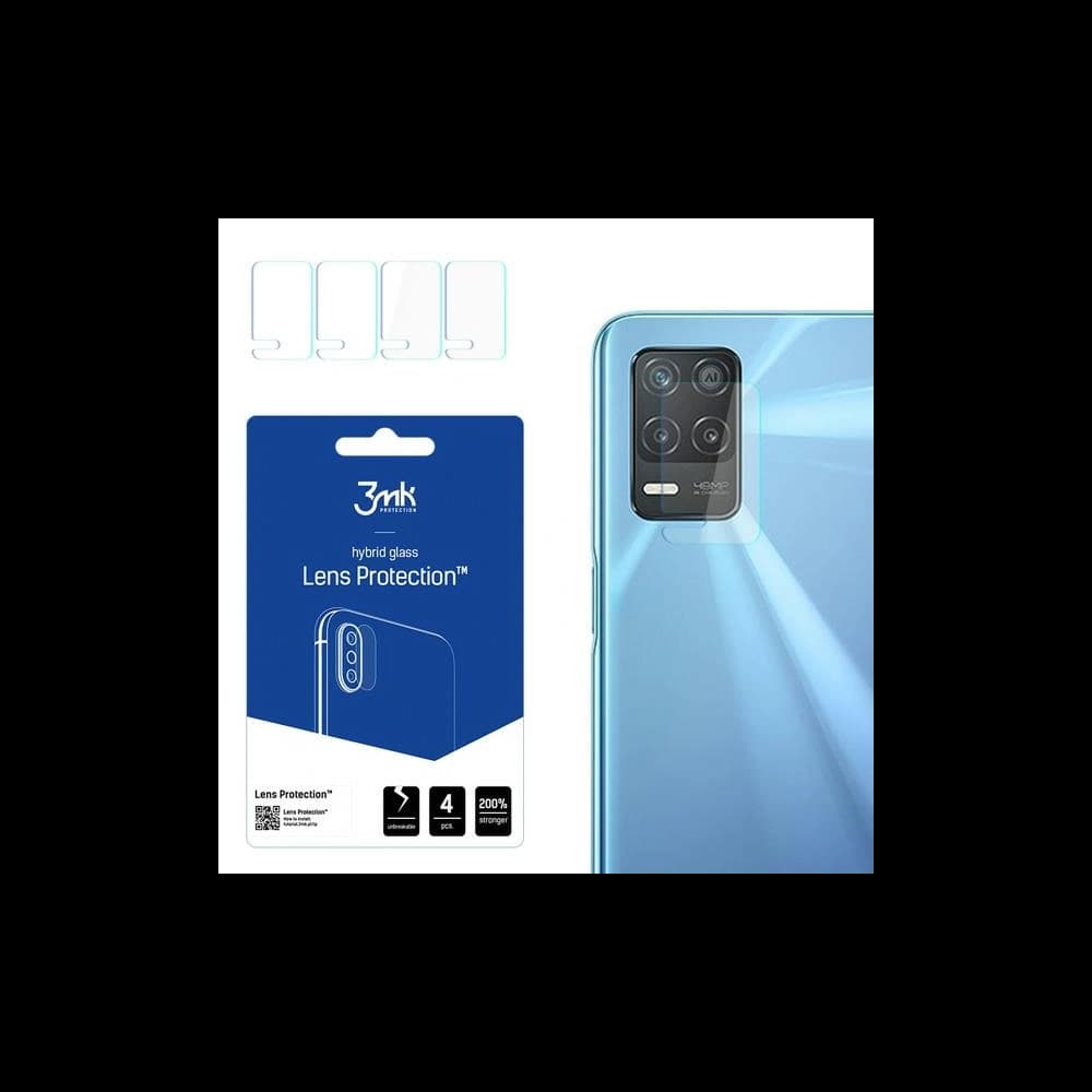 [OUTLET] Hybridní sklo na objektiv fotoaparátu 3MK Lens Protection Realme 8 5G [4 PACK] - 1