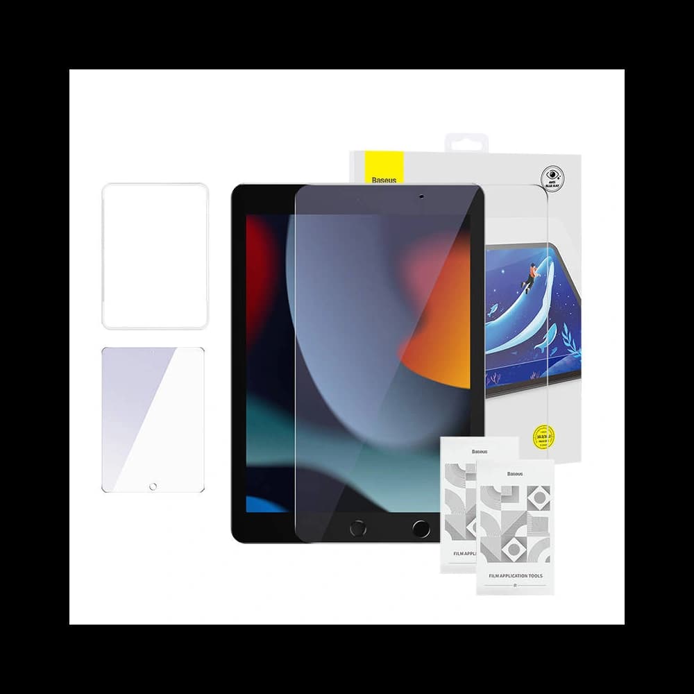 Tvrdé sklo Baseus Crystal 0.3mm Apple iPad 10.2 2019/2020/2021 (7, 8, 9 gen)/iPad Air 10.5 2019 (3 gen) [2 PACK] - 1