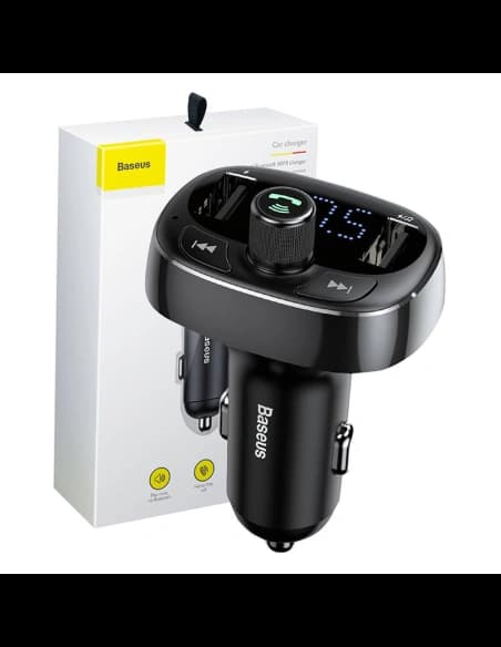 FM adó Baseus T-típusú S-09 Bluetooth (fekete)