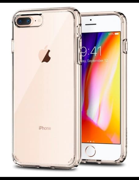 Spigen Apple Hülle Ultra Hybrid 2 iPhone 8/7 Plus Kristallklar