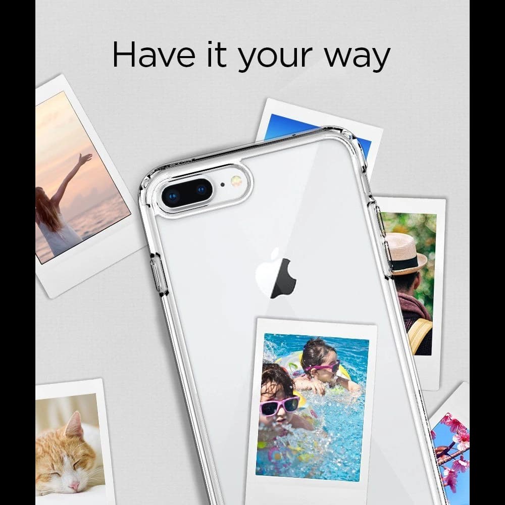 Etui Spigen Ultra Hybrid 2 Apple iPhone 8/7 Plus Crystal Clear - 4