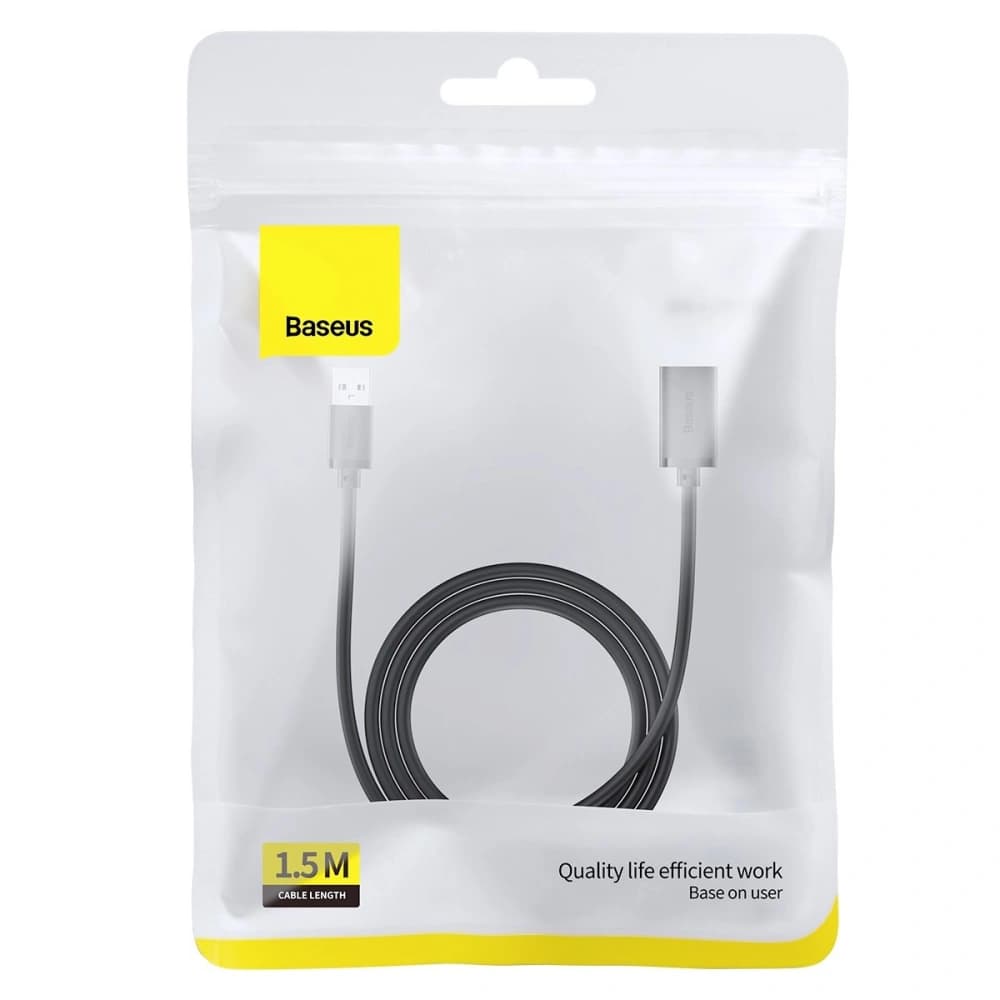 Kabel prodlužovací Baseus AirJoy Series USB-A 3.0 1.5m černý - 10