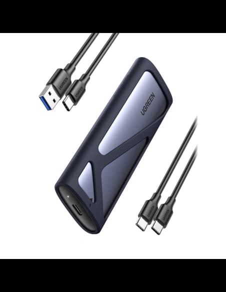 Obal na SSD UGREEN CM400 M.2 USB 3.2 Gen 2 (SuperSpeed USB 10Gbps) šedý