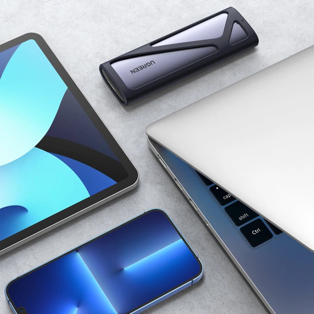 UGREEN CM400 M.2 SSD Enclosure USB 3.2 Gen 2 (SuperSpeed USB 10Gbps) gray - 2