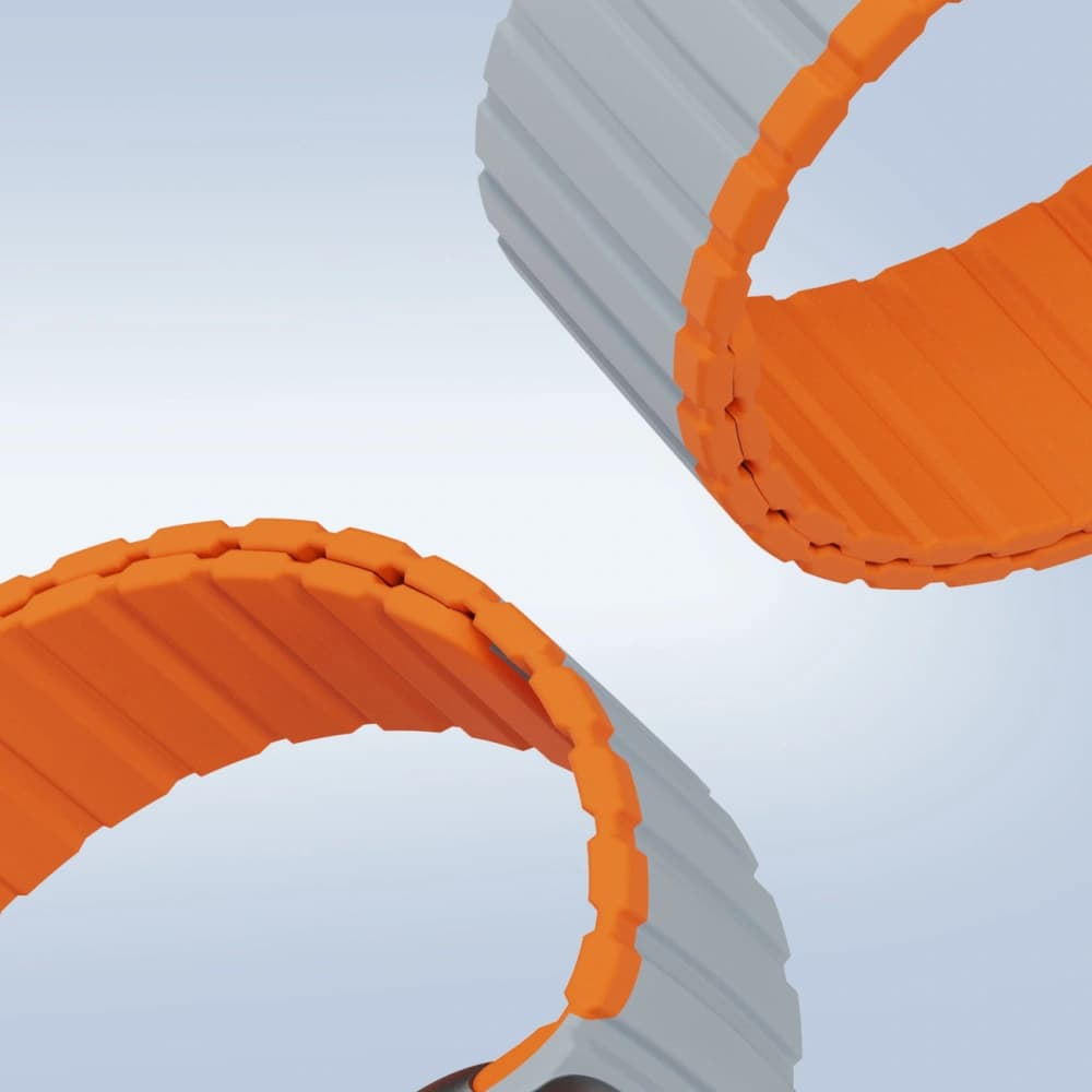 Panglica magnetică Dux Ducis Strap 22mm LD Versiunea Galaxy Watch 3 45mm/S3/Huawei Watch Ultimate/GT3 SE 46mm gri-portocalie - 8