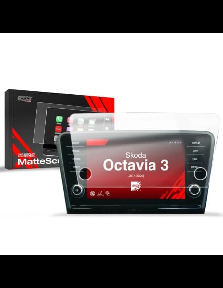 Matte GrizzGlass CarDisplay Protection Skoda Octavia 3 8" Bolero (2017-2020)
