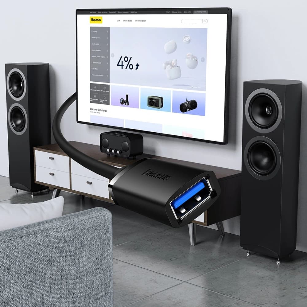 Cablul prelungitor Baseus AirJoy Series USB-A 3.0 1m - 7