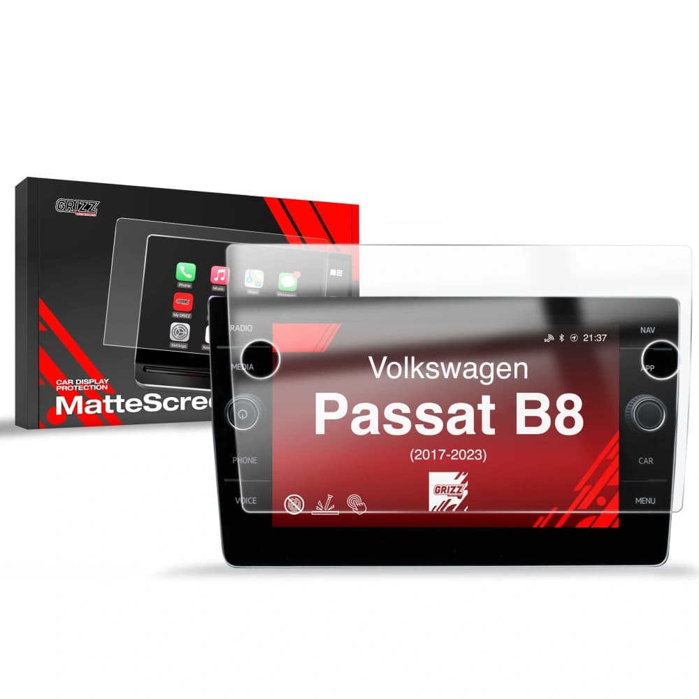 Matte GrizzGlass CarDisplay Protection Volkswagen Passat B8 2017-2023 Discover Media - 1