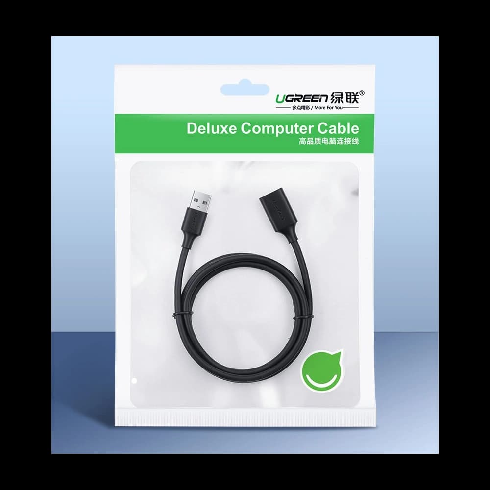 UGREEN US129 USB-A 3.0/USB-A 3.0 cablu prelungitor 2m negru - 5