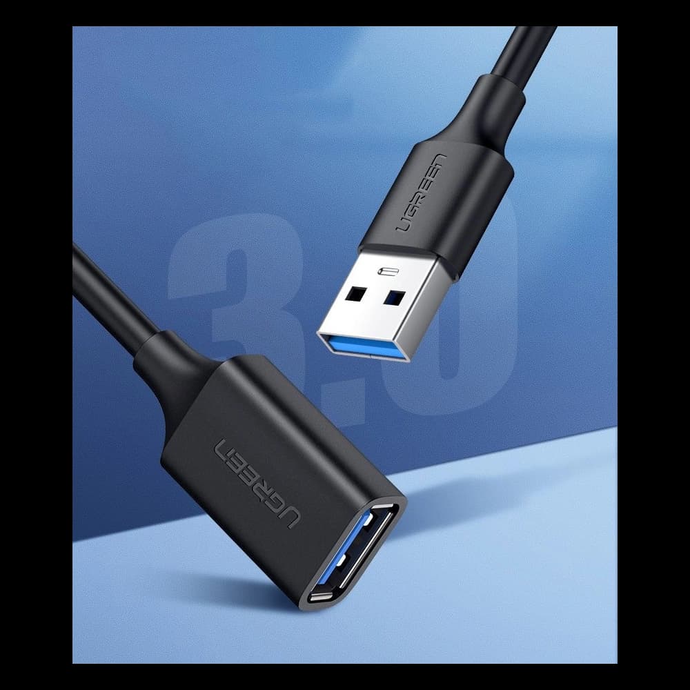 UGREEN US129 USB-A 3.0/USB-A 3.0 cablu prelungitor 2m negru - 11