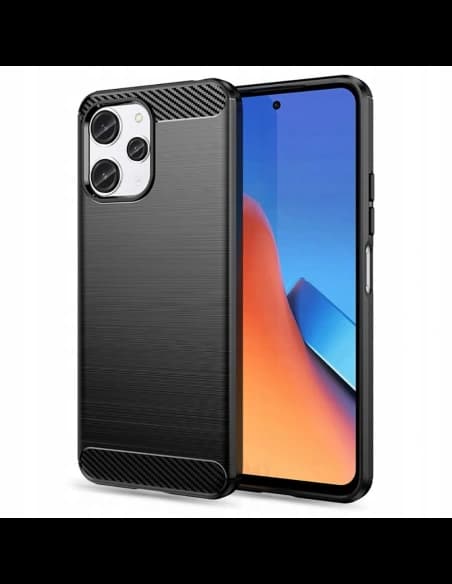 Tech-Protect Xiaomi Tasche TPUCarbon Redmi 12 Schwarz
