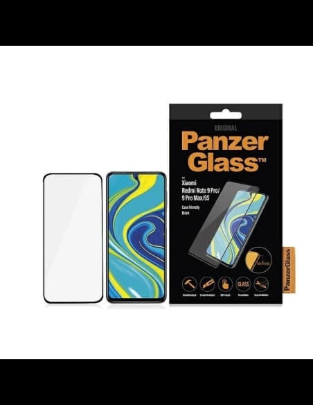 PanzerGlass E2E Regular Xiaomi Redmi Note 9S/9 Pro/9 Pro Max Case Friendly black