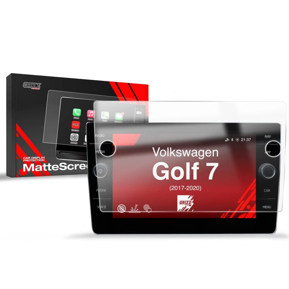 Matte GrizzGlass CarDisplay Protection Volkswagen VW Golf 7 Discover Media (2017-2020) - 1
