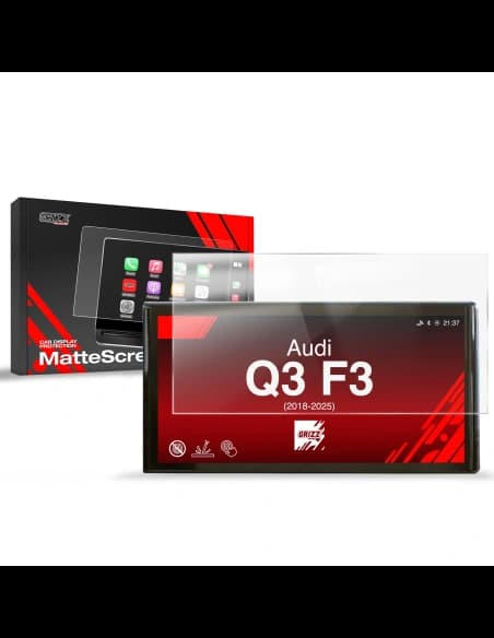 Matte GrizzGlass CarDisplay Protection Audi Q3 F3 8,8" 2018-2025