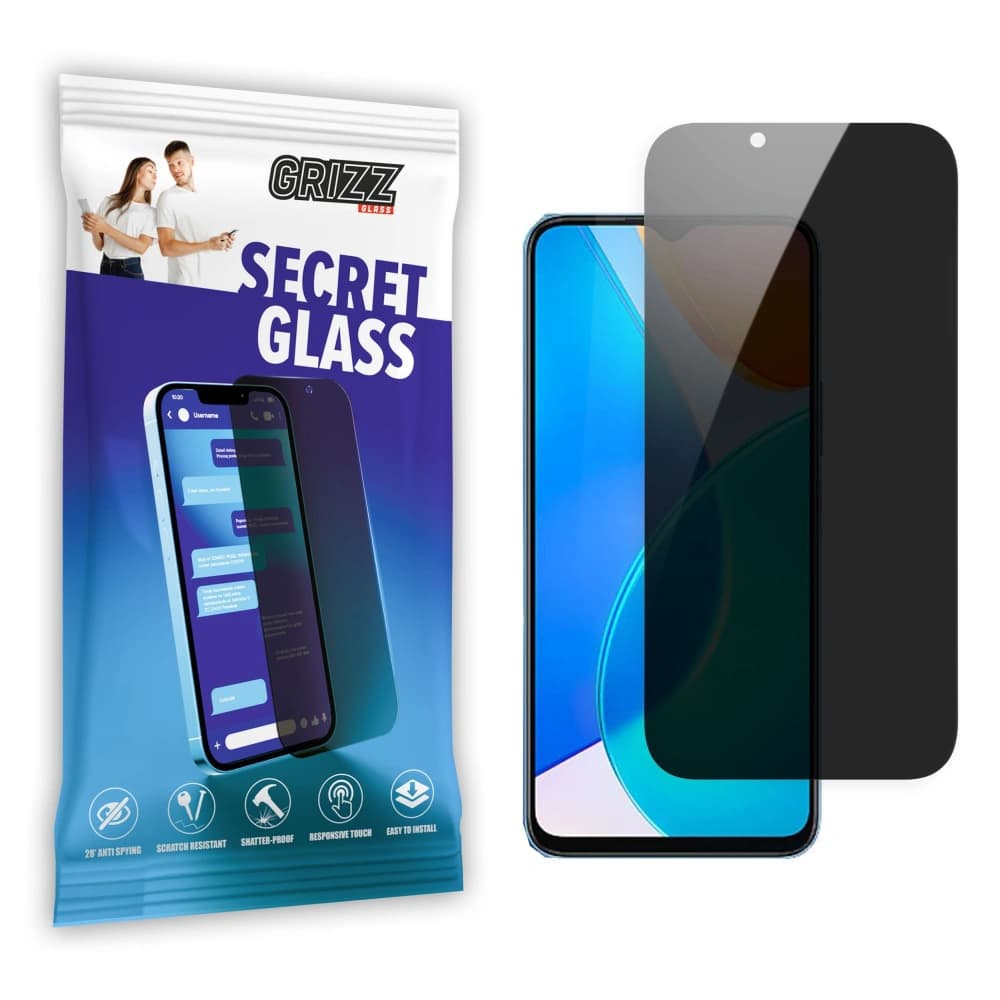 GrizzGlass Matte SecretGlass Honor X6s - 1