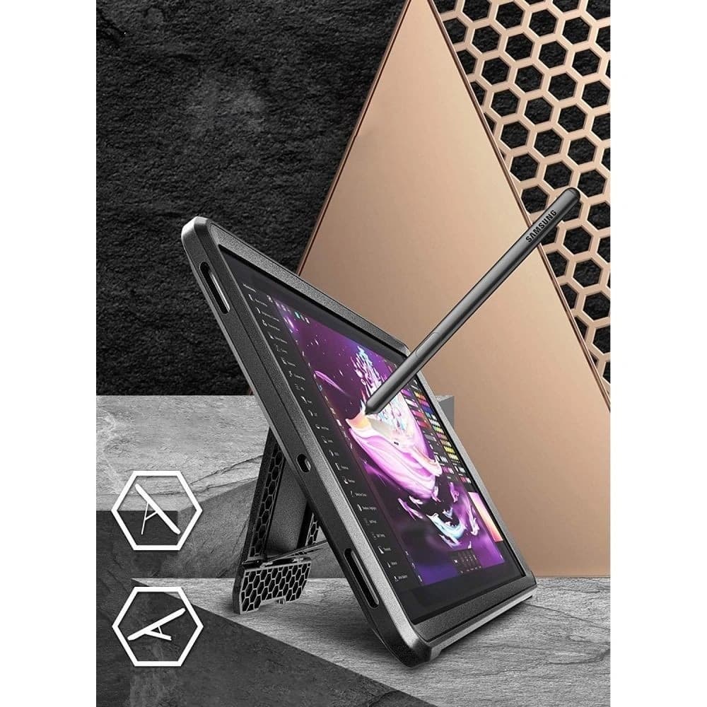 Etui Supcase Unicorn Beetle Pro Galaxy Tab S6 10.5 T860/T865 Černá - 5