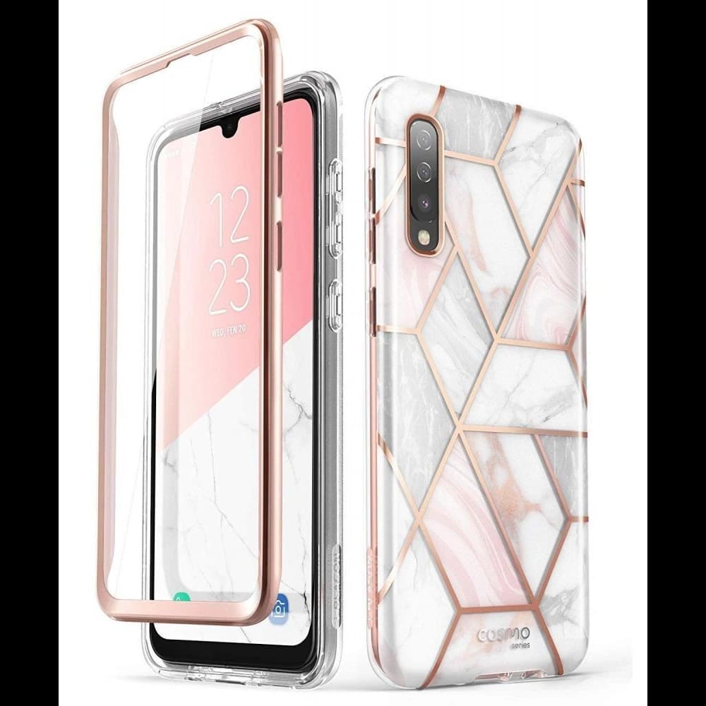 Etui Supcase Cosmo Galaxy A50/A30s Marmură - 1