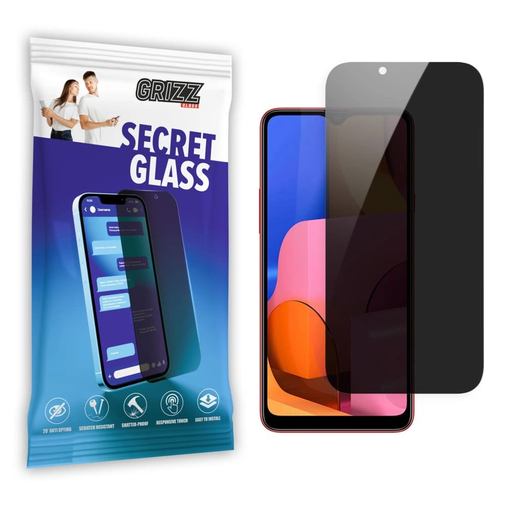 GrizzGlass Matte SecretGlass Samsung Galaxy A20s-hoz - 1