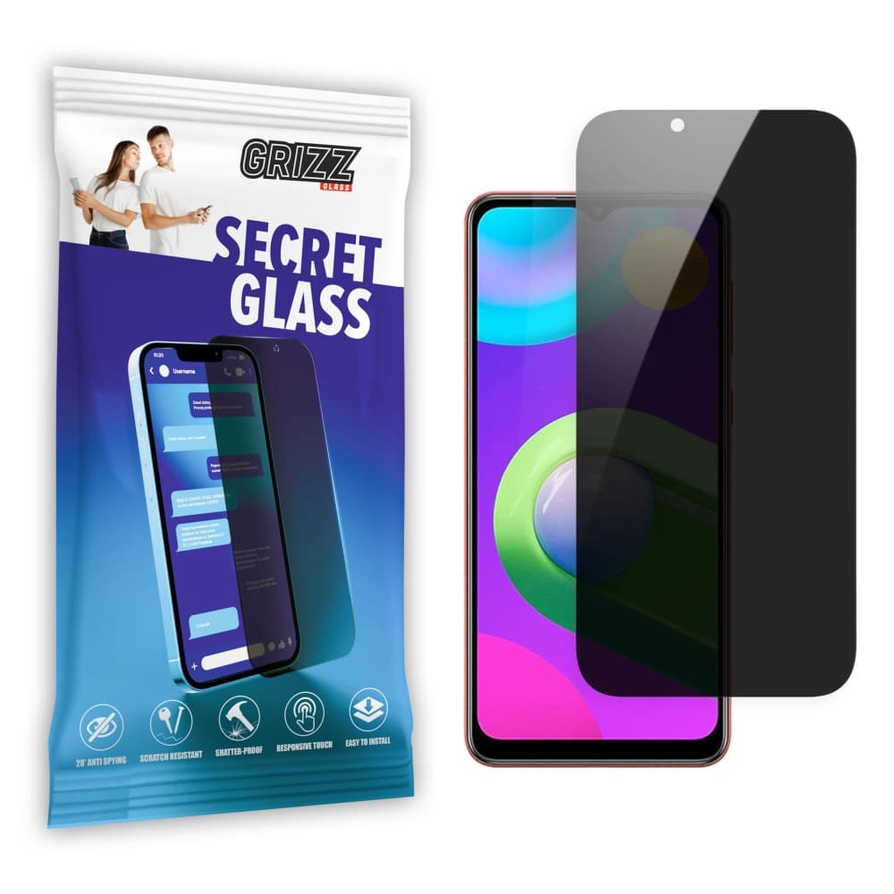 GrizzGlass Matte SecretGlass Samsung Galaxy M02 - 1
