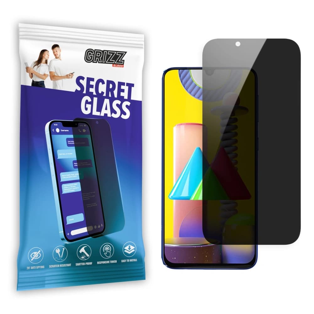 GrizzGlass Matte SecretGlass Samsung Galaxy M31 Prime - 1