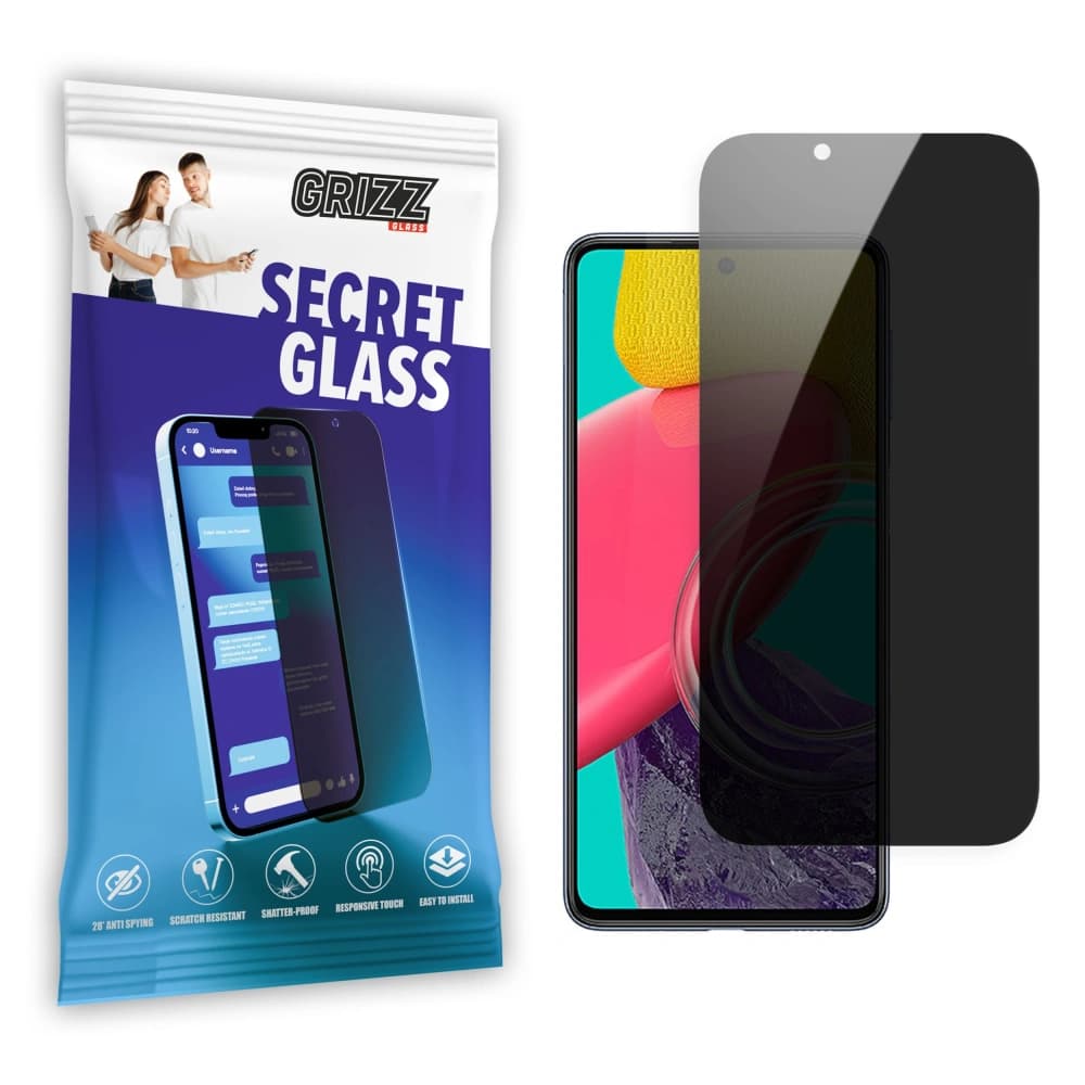 GrizzGlass Matte SecretGlass Samsung Galaxy M53 - 1