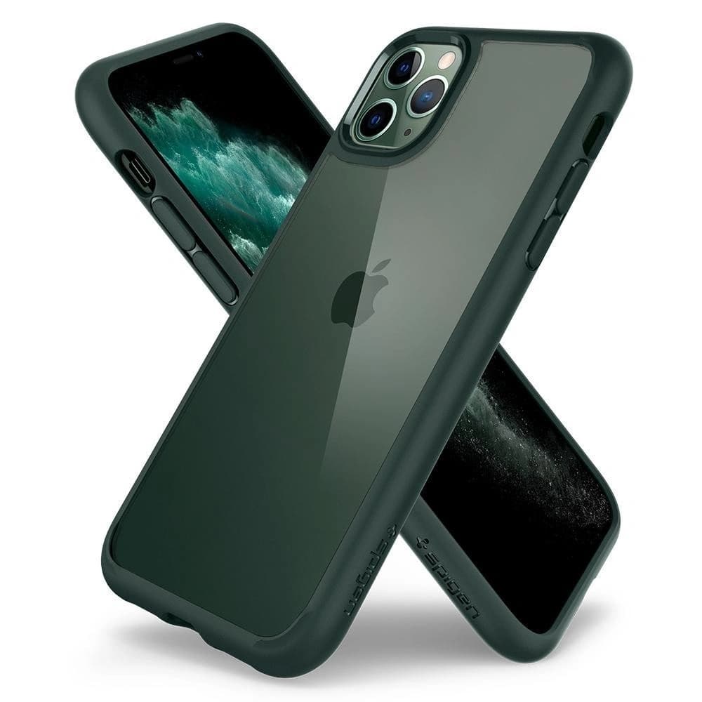 Spigen Apple Husă Ultra Hybrid iPhone 11 Pro Midnight Green - 3