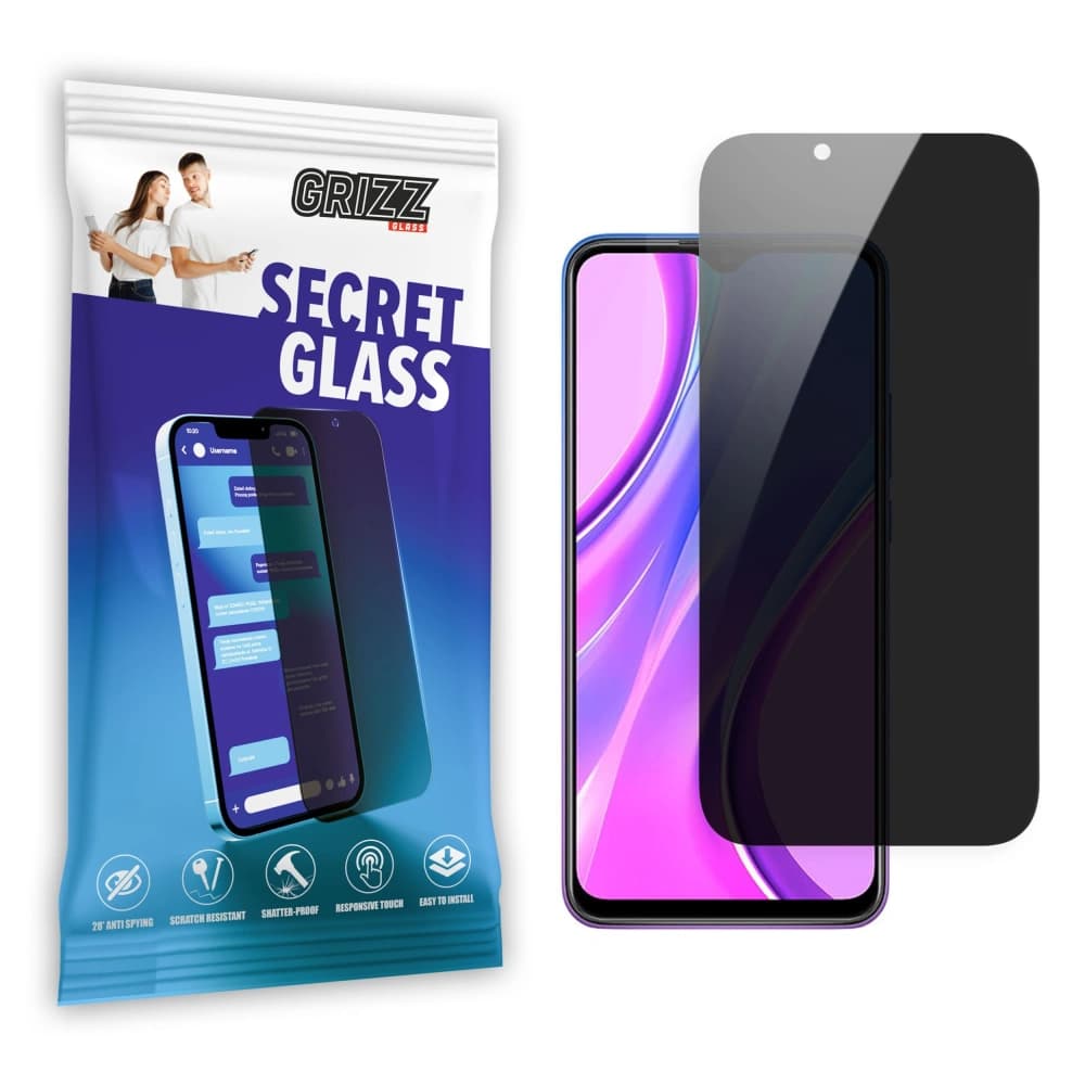 GrizzGlass Matte SecretGlass Xiaomi Redmi 9-hez - 1