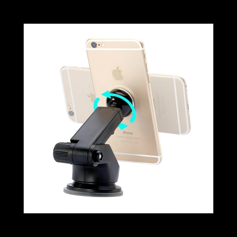 Uchwyt magnetic pentru mașină Baseus Solid Series (argintiu) - 6