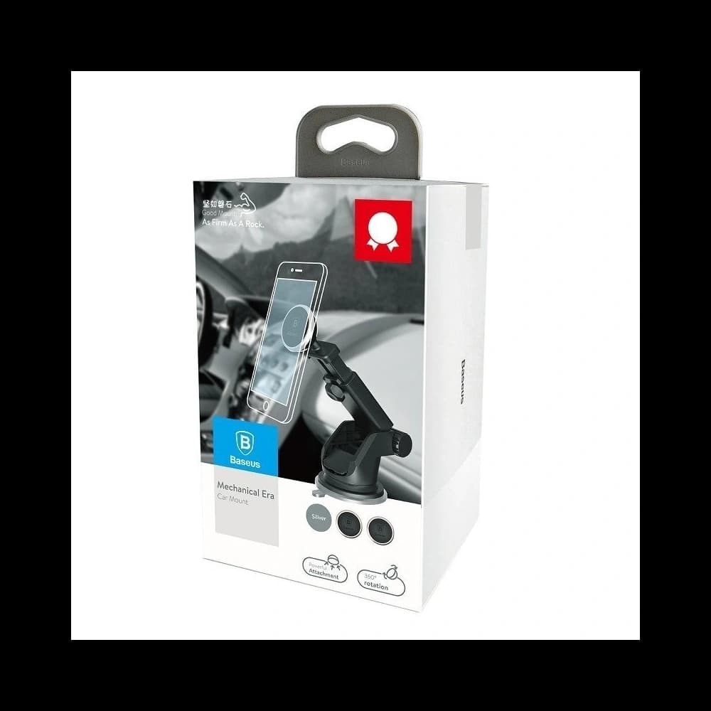 Uchwyt magnetic pentru mașină Baseus Solid Series (argintiu) - 7