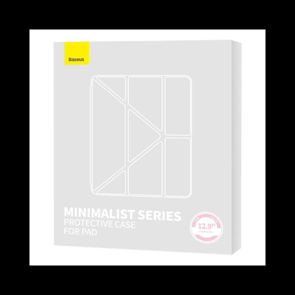 Baseus Apple Caz magnetic Minimalist iPad Pro 12.9 2018/2020/2021 (generația 3, 4 și 5) (baby pink) - 4