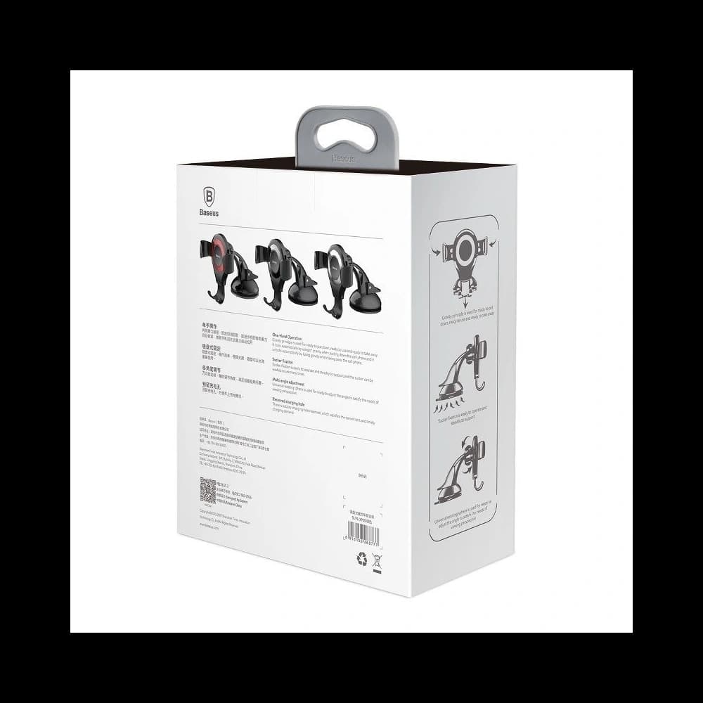 Baseus Osculum Dashboard Gravity Car Mount Black - 11