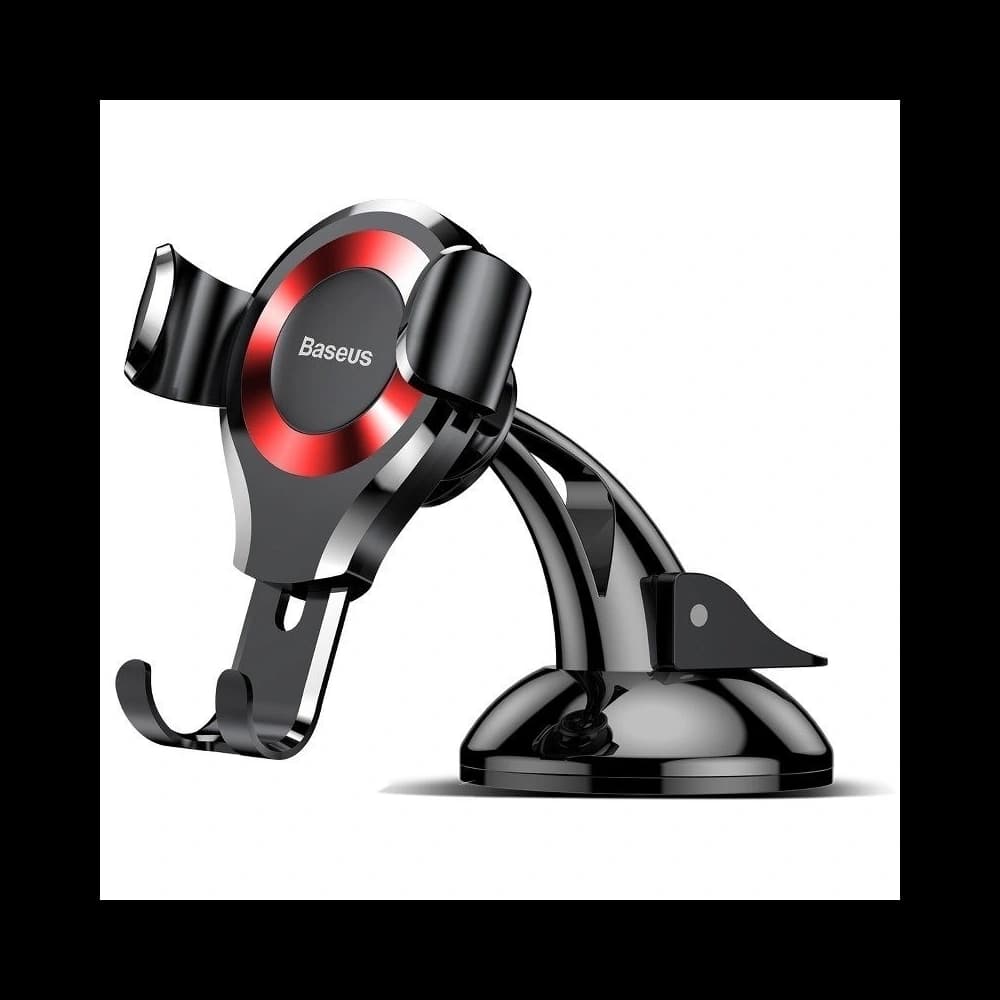 Baseus Osculum Dashboard Gravity Car Mount Red - 1