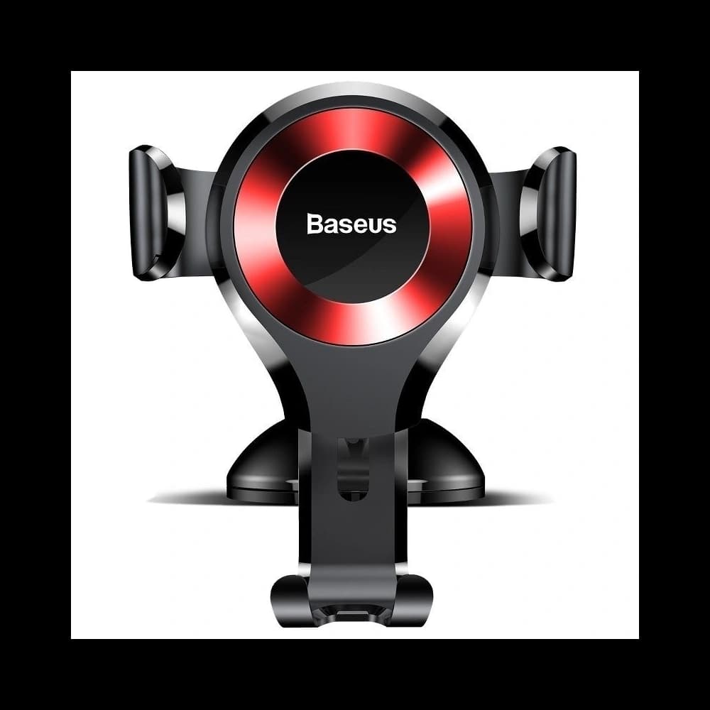 Baseus Osculum Dashboard Gravity Car Mount Red - 2
