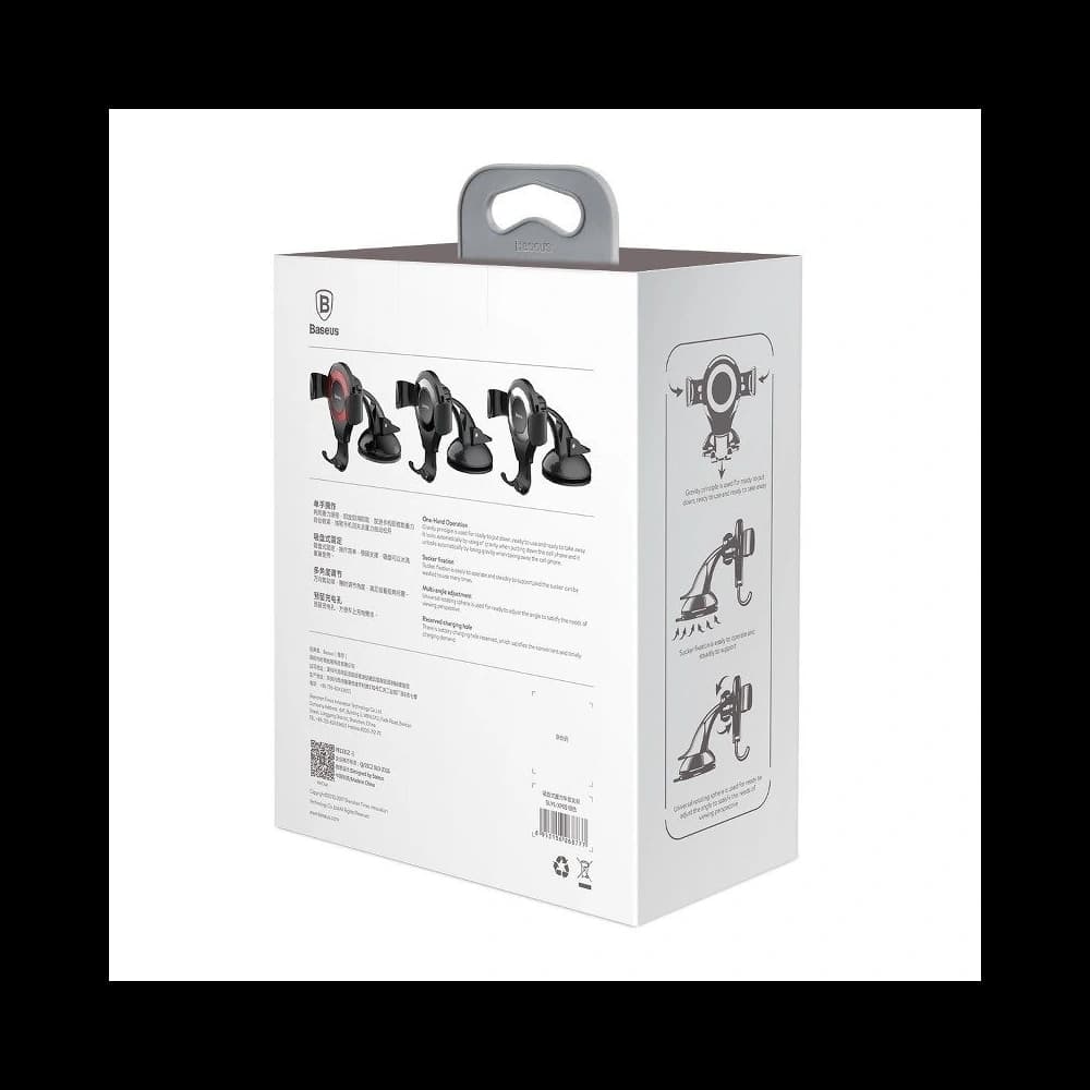 Autós gravitációs tartó Baseus Osculum telefonhoz (ezüst) - 11