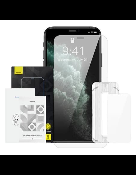 Baseus 0.3mm Apple Sticlă temperată Crystal iPhone XS/X