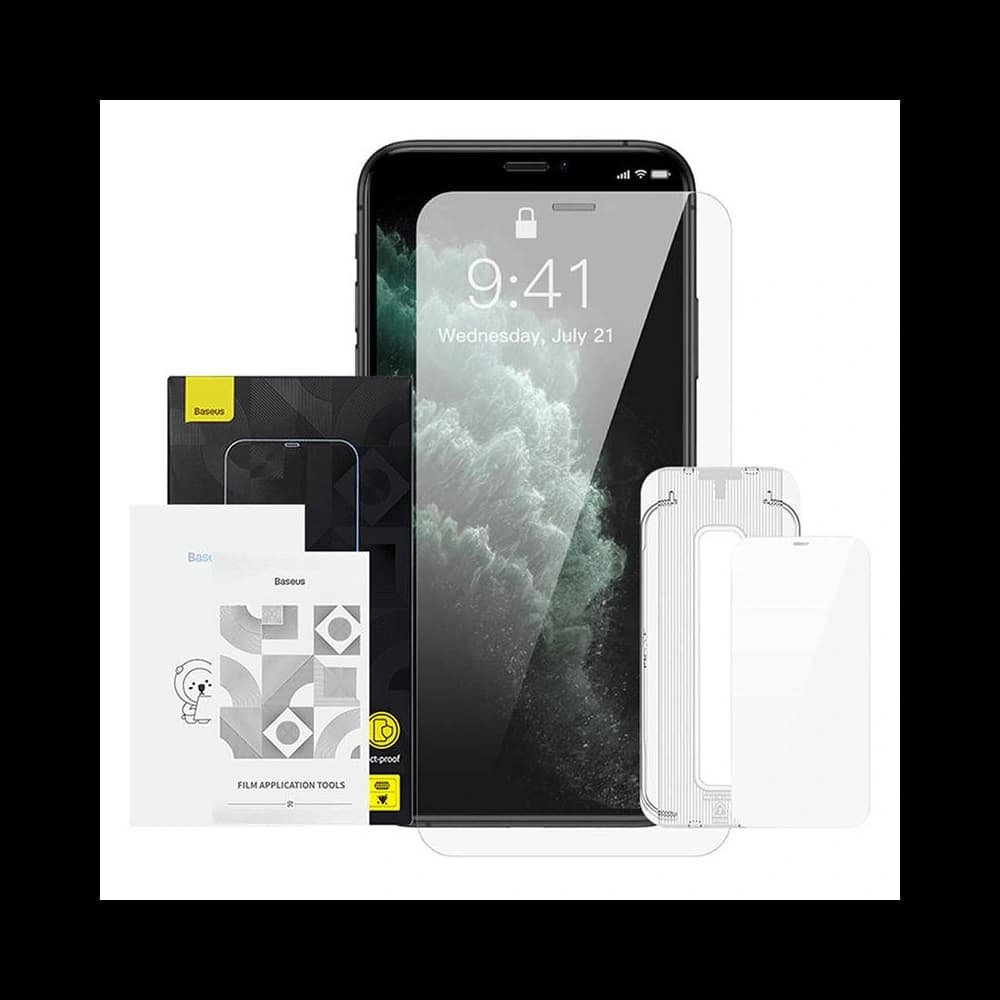 Baseus 0.3mm Apple Sticlă temperată Crystal iPhone XS/X - 1