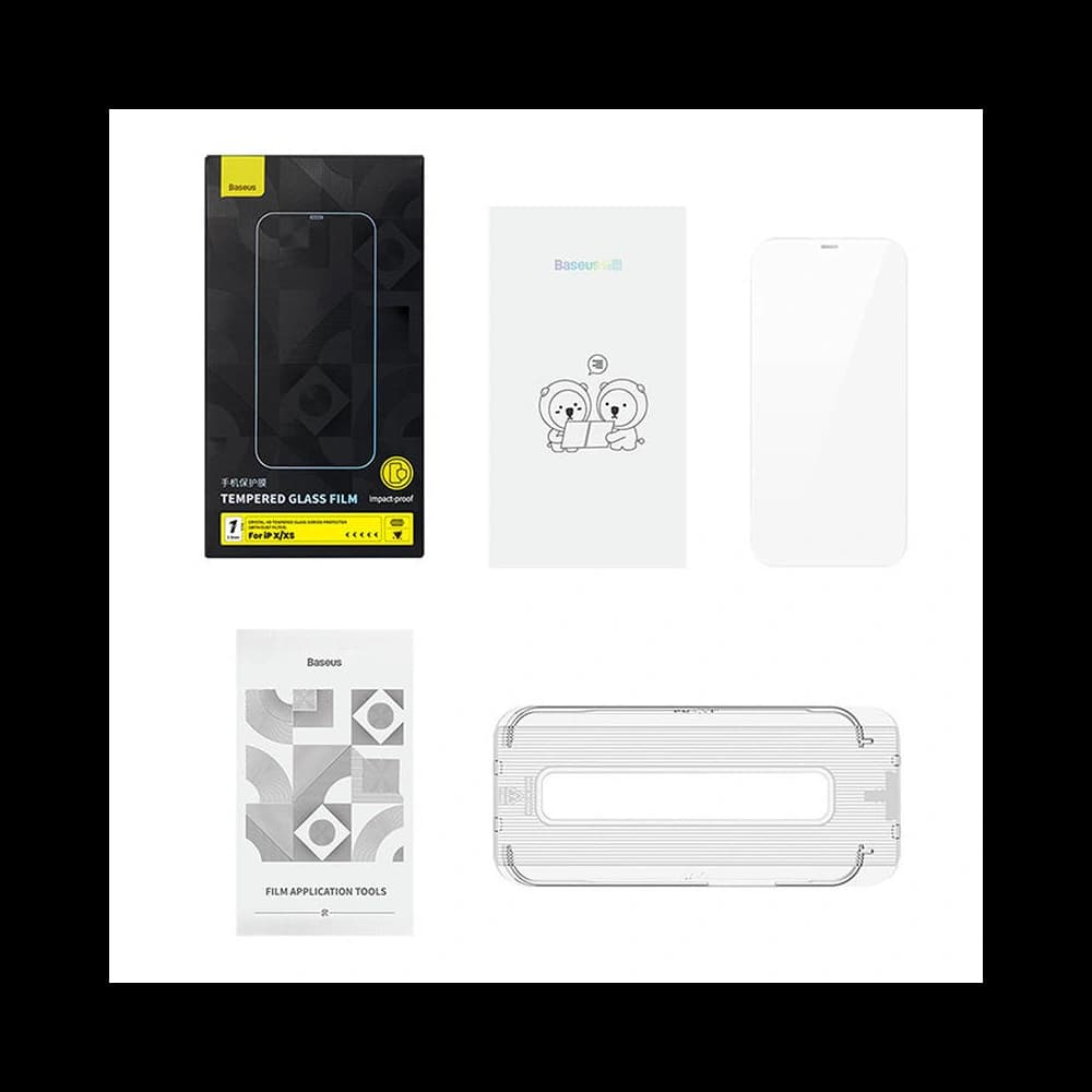 Baseus 0.3mm Apple Sticlă temperată Crystal iPhone XS/X - 7