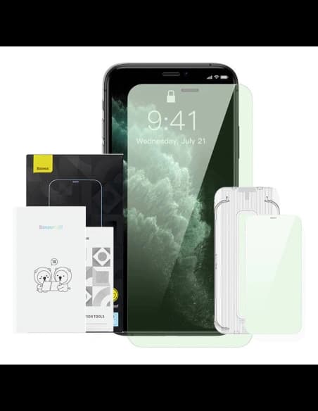 Baseus 0.3mm Apple Sticlă temperată Crystal Eye-Protection iPhone X/XS