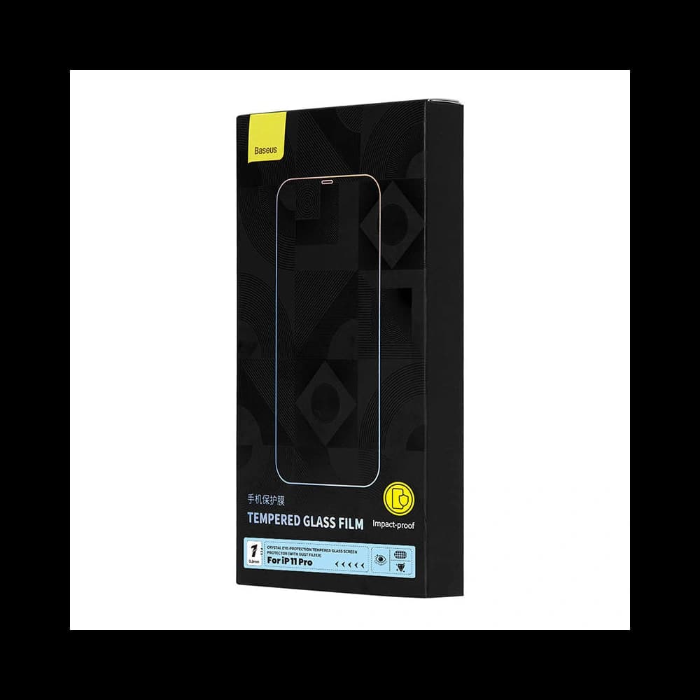 Baseus 0.3mm Apple Sticlă temperată Crystal Eye-Protection iPhone X/XS - 8