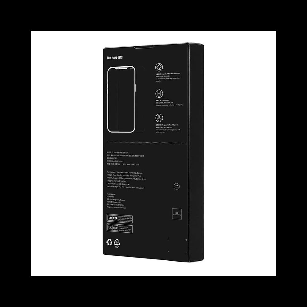 Baseus 0.3mm Apple Sticlă temperată Crystal Eye-Protection iPhone X/XS - 9