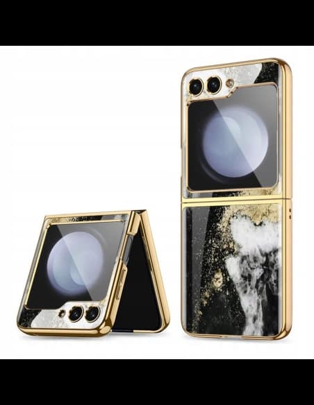 Etui Tech-Protect Mood Marble Samsung Galaxy Z Flip 5 Černá