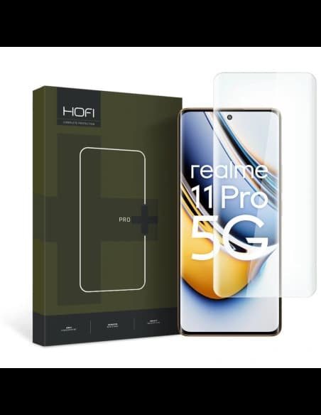 Edzett üveg Hofi UV Glass Pro+ Realme 11 Pro 5G/11 Pro+ Plus 5G Átlátszó