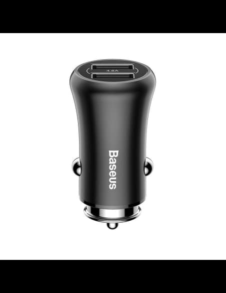 Auto nabíječka Baseus Gentleman 2xUSB (černá)